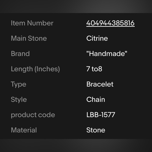 CITRINE BRACELET - Picture 3 of 11